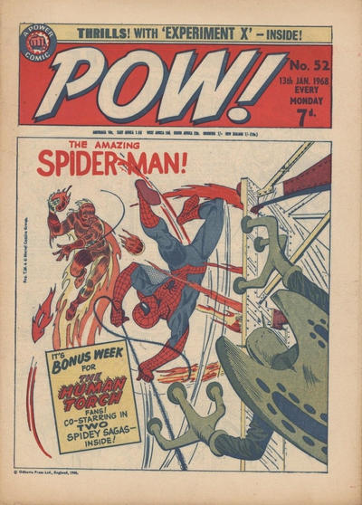 Cover for Pow! (IPC, 1967 series) #52