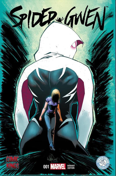 Cover for Spider-Gwen (Marvel, 2015 series) #1 [Variant Edition - Comic Kings/Tidewater ComiCon - Whilce Portacio Cover - (Without Outline)]