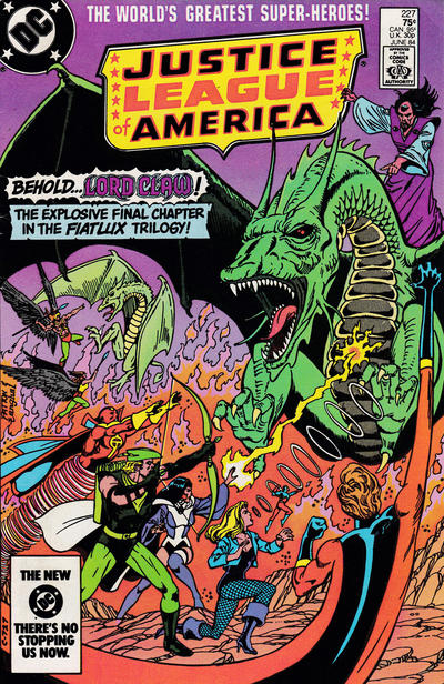Cover for Justice League of America (DC, 1960 series) #227 [Direct]