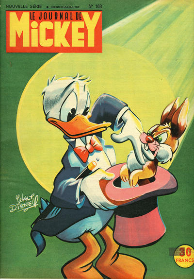 Cover for Le Journal de Mickey (Hachette, 1952 series) #168