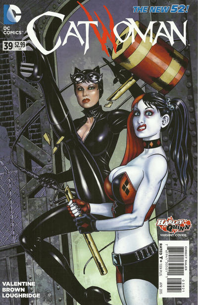 Cover for Catwoman (DC, 2011 series) #39 [Harley Quinn Cover]