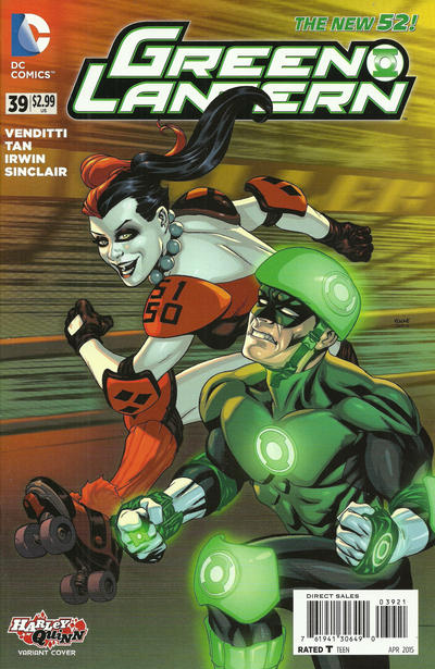 Cover for Green Lantern (DC, 2011 series) #39 [Harley Quinn Cover]