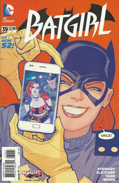 Cover for Batgirl (DC, 2011 series) #39 [Harley Quinn Cover]