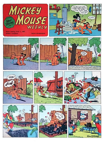 Cover for Mickey Mouse Weekly (Odhams, 1936 series) #738