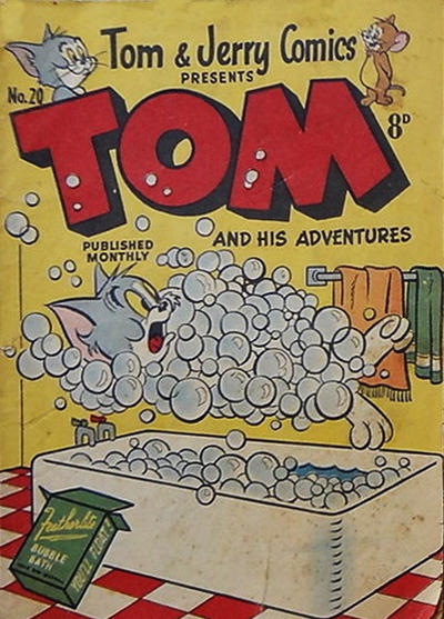 Cover for Tom & Jerry Comics Presents Tom and His Adventures (Magazine Management, 1952 series) #20