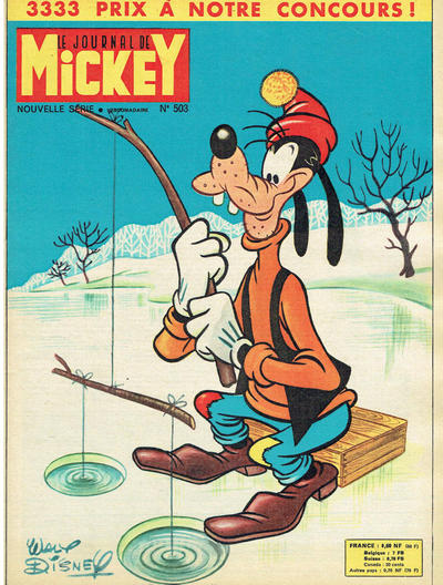Cover for Le Journal de Mickey (Hachette, 1952 series) #503