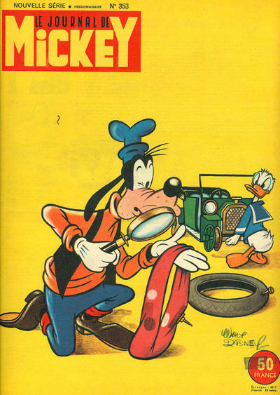 Cover for Le Journal de Mickey (Hachette, 1952 series) #353
