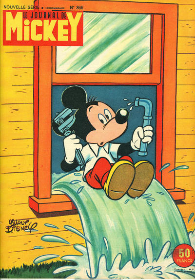 Cover for Le Journal de Mickey (Hachette, 1952 series) #366