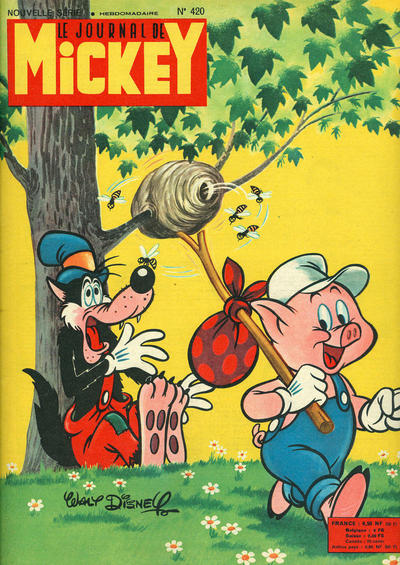 Cover for Le Journal de Mickey (Hachette, 1952 series) #420