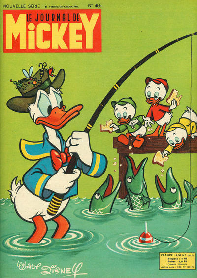 Cover for Le Journal de Mickey (Hachette, 1952 series) #465