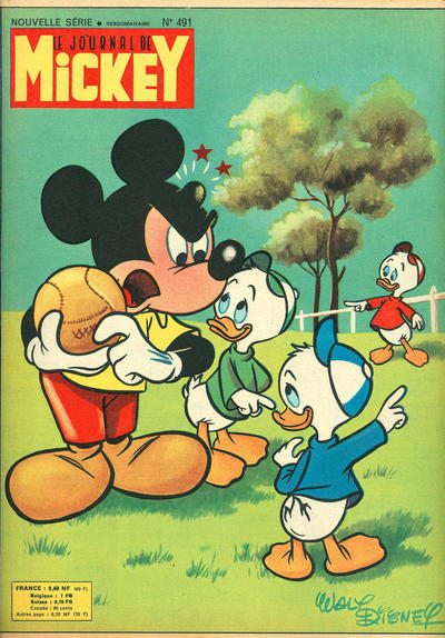 Cover for Le Journal de Mickey (Hachette, 1952 series) #491
