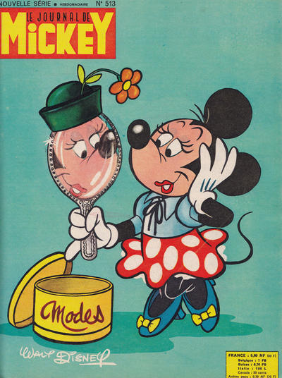 Cover for Le Journal de Mickey (Hachette, 1952 series) #513