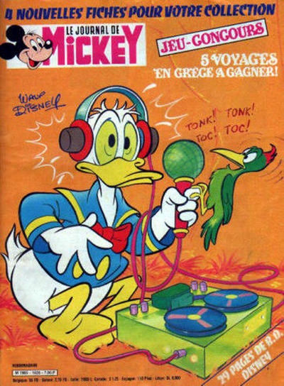 Cover for Le Journal de Mickey (Hachette, 1952 series) #1626