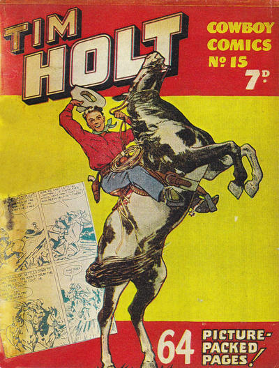 Cover for Cowboy Comics (Amalgamated Press, 1950 series) #15