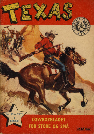 Cover for Texas (Serieforlaget / Se-Bladene / Stabenfeldt, 1953 series) #13/1962