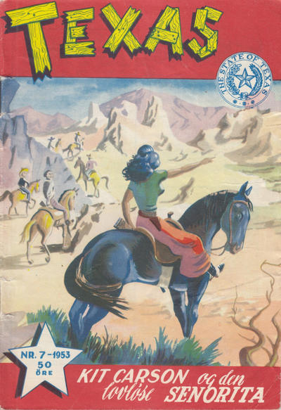 Cover for Texas (Serieforlaget / Se-Bladene / Stabenfeldt, 1953 series) #7/1953