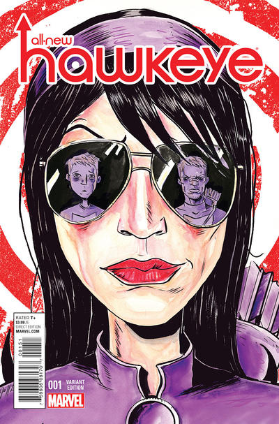 Cover for All-New Hawkeye (Marvel, 2015 series) #1 [Jeff Lemire Variant]