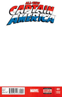 Cover Thumbnail for All-New Captain America (Marvel, 2015 series) #1 [Blank Cover Variant]