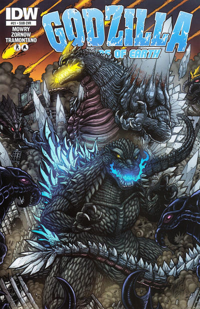 Cover for Godzilla: Rulers of Earth (IDW, 2013 series) #21 [Matt Frank subscription variant]