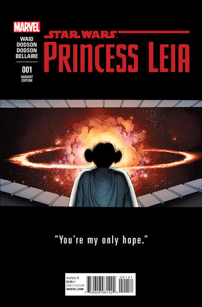 Cover for Princess Leia (Marvel, 2015 series) #1 [John Cassaday Teaser Variant]