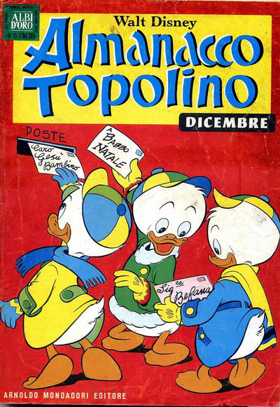 Cover for Almanacco Topolino (Mondadori, 1957 series) #144