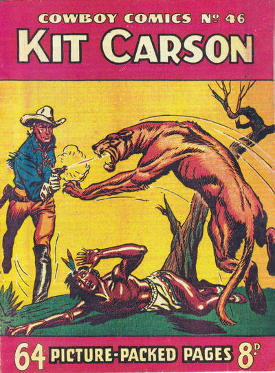 Cover for Cowboy Comics (Amalgamated Press, 1950 series) #46