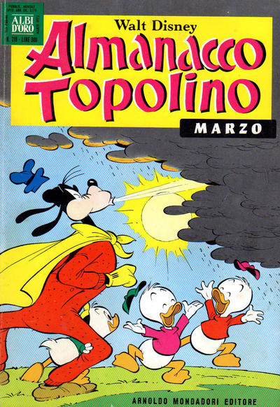Cover for Almanacco Topolino (Mondadori, 1957 series) #219