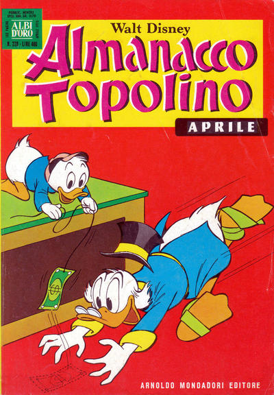 Cover for Almanacco Topolino (Mondadori, 1957 series) #220
