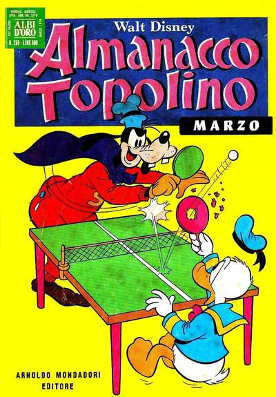 Cover for Almanacco Topolino (Mondadori, 1957 series) #255