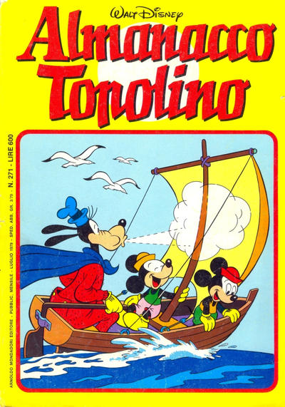 Cover for Almanacco Topolino (Mondadori, 1957 series) #271