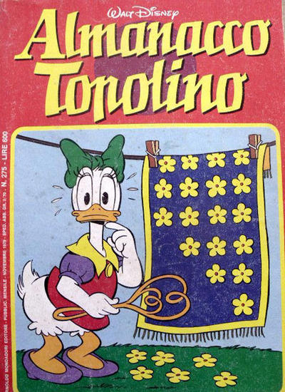 Cover for Almanacco Topolino (Mondadori, 1957 series) #275