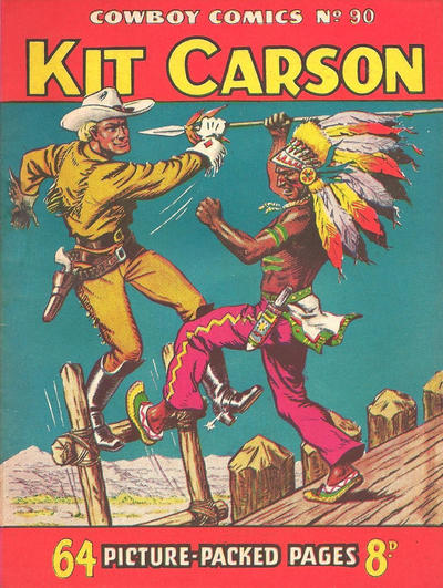 Cover for Cowboy Comics (Amalgamated Press, 1950 series) #90
