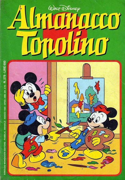 Cover for Almanacco Topolino (Mondadori, 1957 series) #279
