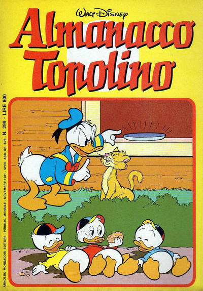 Cover for Almanacco Topolino (Mondadori, 1957 series) #299