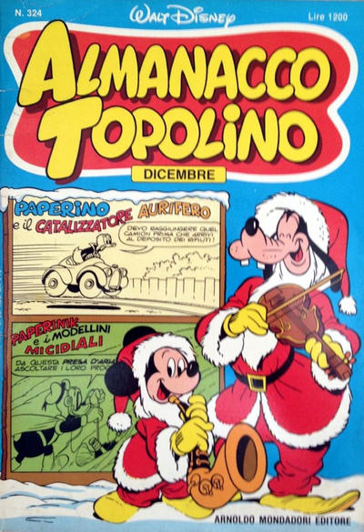 Cover for Almanacco Topolino (Mondadori, 1957 series) #324
