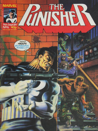 Cover for The Punisher (Marvel UK, 1989 series) #6