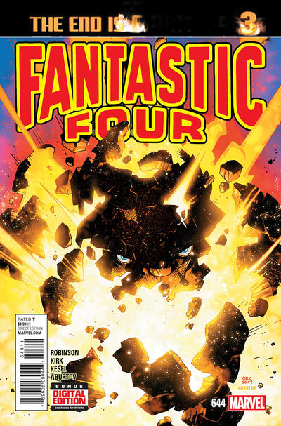Cover for Fantastic Four (Marvel, 2014 series) #644