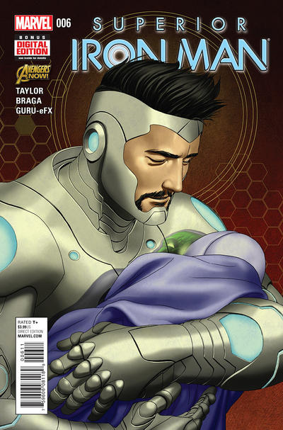 Cover for Superior Iron Man (Marvel, 2015 series) #6