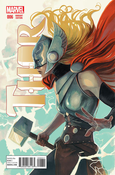 Cover for Thor (Marvel, 2014 series) #6 [Stephanie Hans Variant]