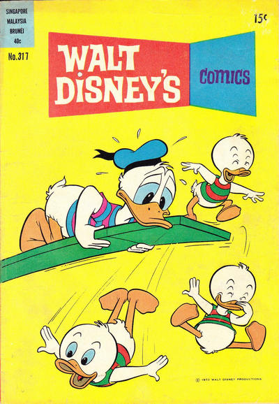 Cover for Walt Disney's Comics (W. G. Publications; Wogan Publications, 1946 series) #317