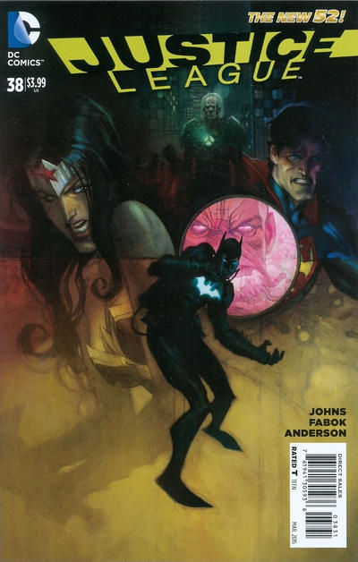 Cover for Justice League (DC, 2011 series) #38 [Andrew Robinson Cover]