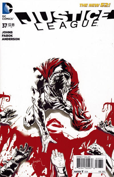 Cover for Justice League (DC, 2011 series) #37 [Szymon Kudranski Cover]