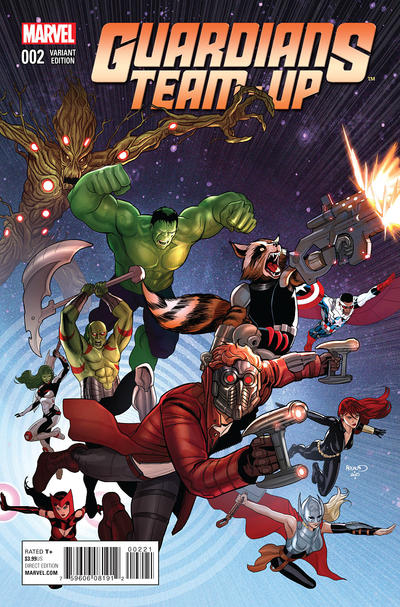 Cover for Guardians Team-Up (Marvel, 2015 series) #2 [Incentive Paul Renaud Variant]