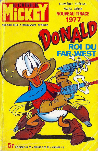Cover for Le Journal de Mickey Numéro Spécial Hors Série (Hachette, 1966 series) #786 [nouveau tirage]