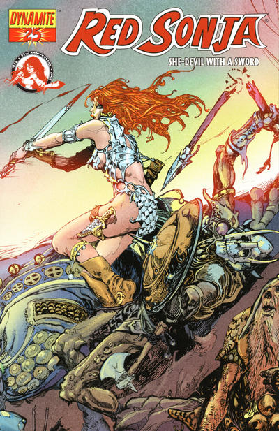 Red Sonja #25 Blank Convention Sketch variant nm 2005 Dynamite combine ship