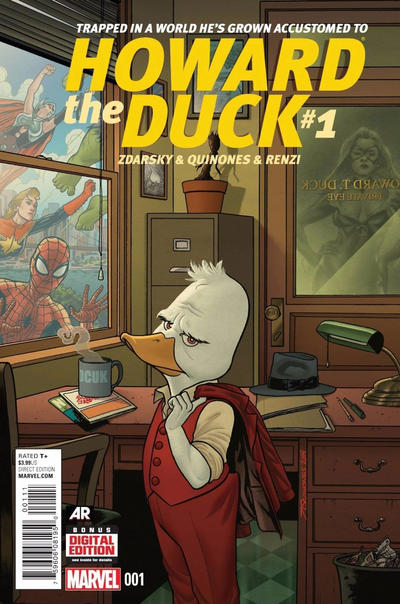 Cover for Howard the Duck (Marvel, 2015 series) #1
