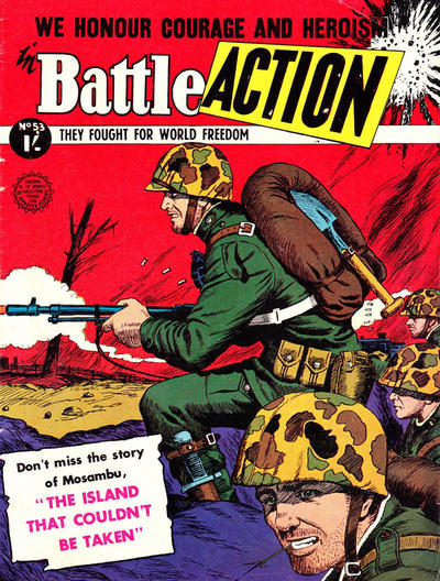 Cover for Battle Action (Horwitz, 1954 ? series) #53