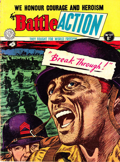 Cover for Battle Action (Horwitz, 1954 ? series) #59