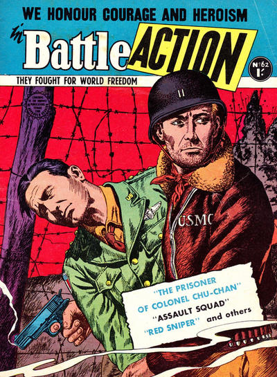 Cover for Battle Action (Horwitz, 1954 ? series) #62