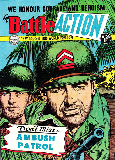 Cover for Battle Action (Horwitz, 1954 ? series) #66